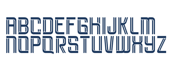 Brovic Inline Lowercase