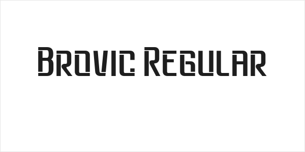 Brovic Regular Logo