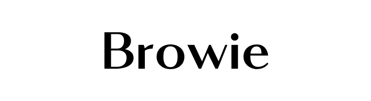 Browie  免费字体下载