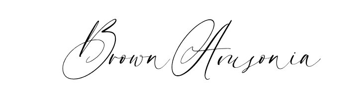 Brown Amsonia  font caratteri gratis