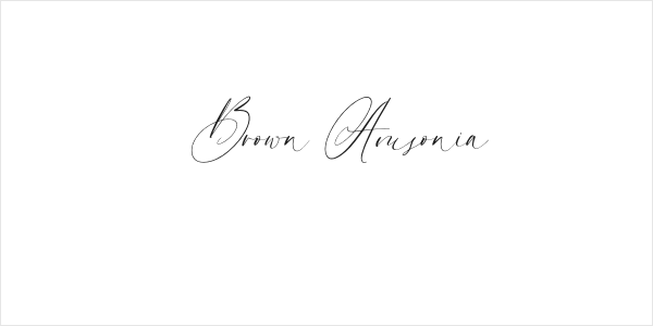 Brown Amsonia Logo