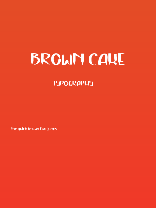 Brown Cake Poster