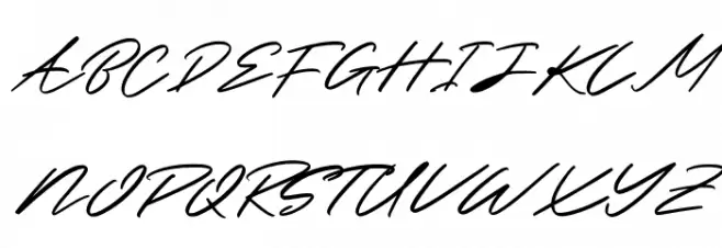 Brown Carlson Schriftart Groß