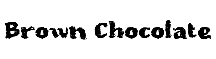 Brown Chocolate  لخطوط تنزيل