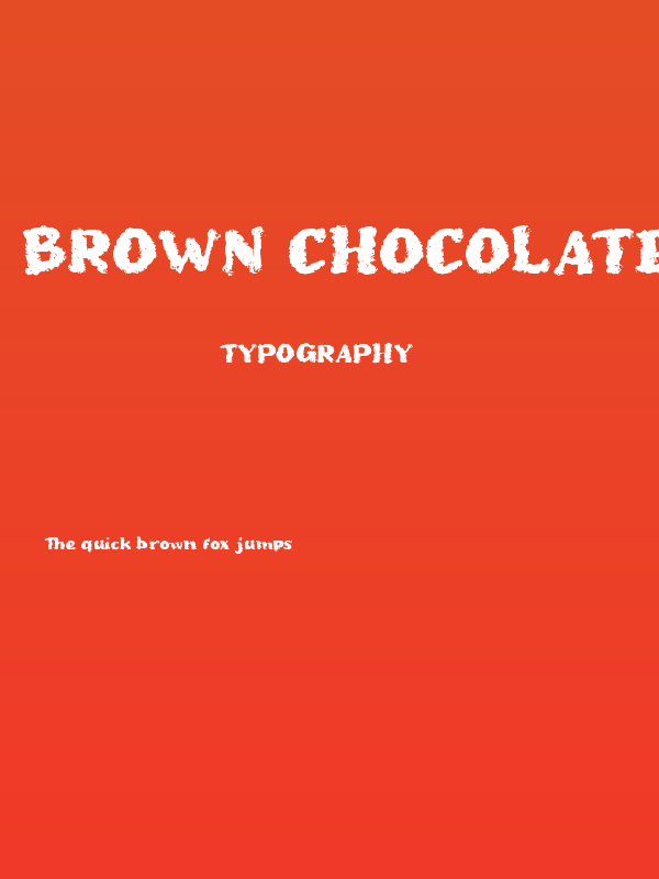 Brown Chocolate Poster
