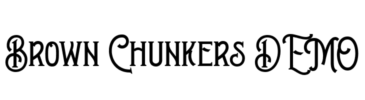 Brown Chunkers DEMO  Frei Schriftart Herunterladen