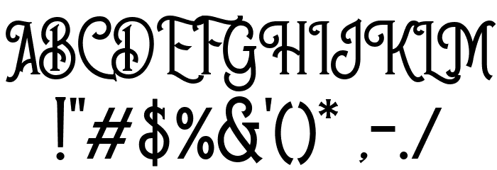 Brown Chunkers DEMO Font OTHER CHARS