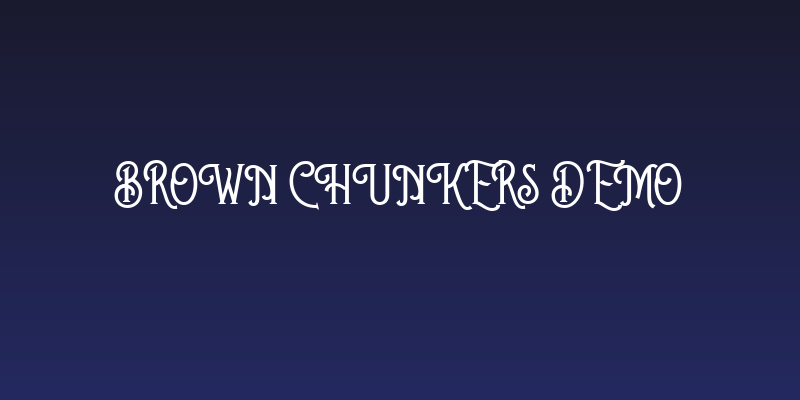 Brown Chunkers DEMO Social Header