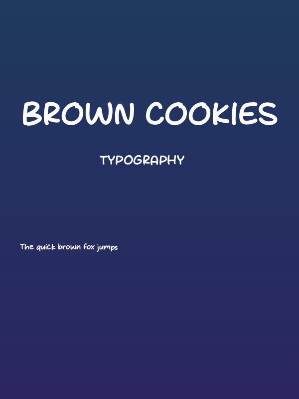 Brown Cookies Poster