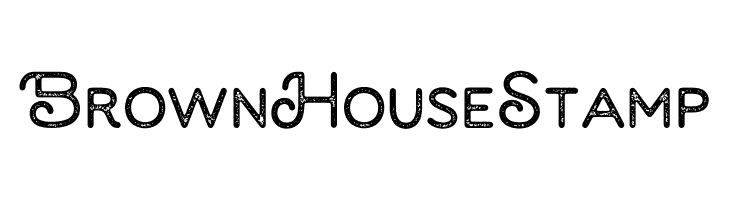 Brown House Stamp  font caratteri gratis