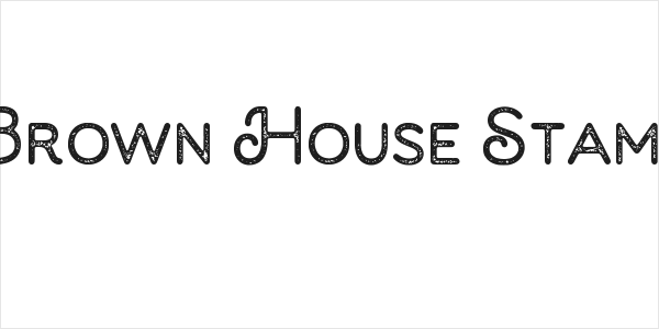 Brown House Stamp Logo