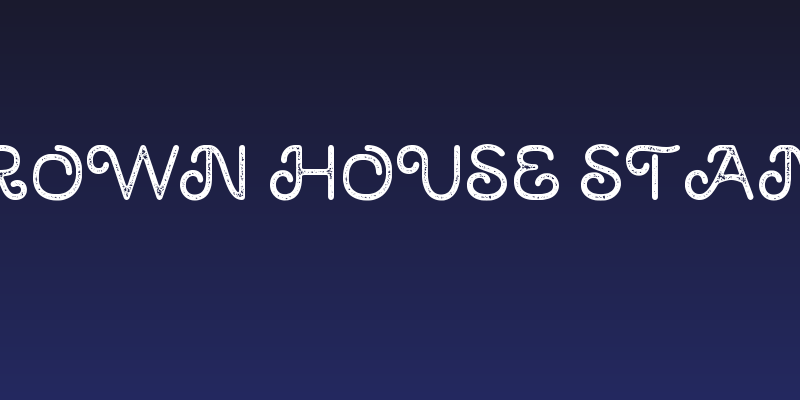 Brown House Stamp Social Header