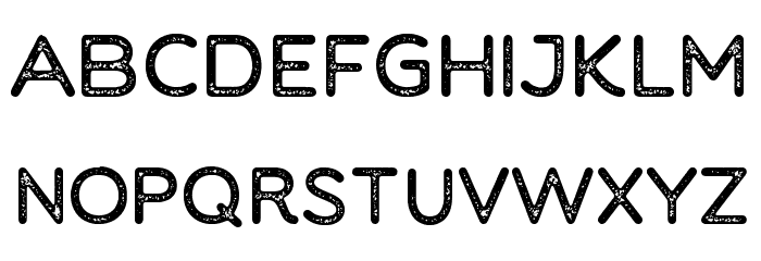 Brown House Stamp Font LOWERCASE