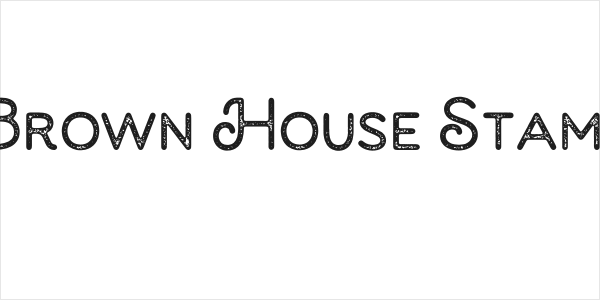 Brown House Stamp Logo
