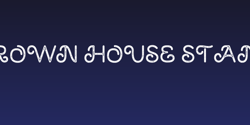 Brown House Stamp Social Header