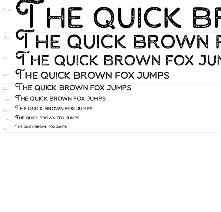 Brown House Stamp Waterfall