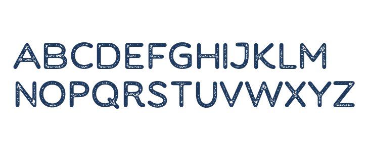 Brown House Stamp Lowercase