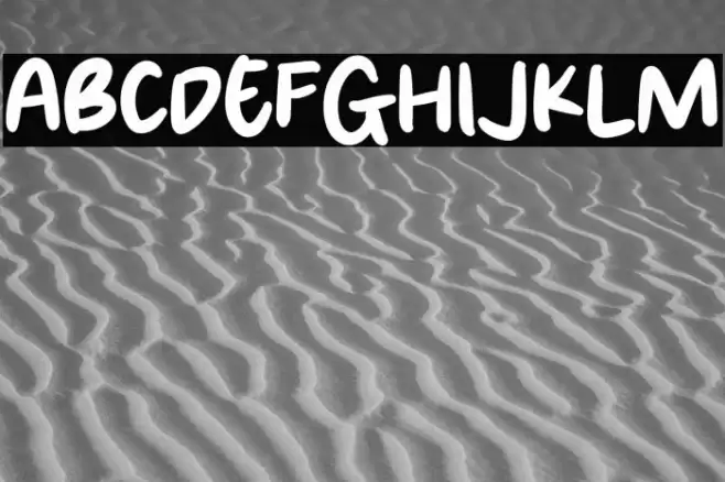 Brown Paper Font examples