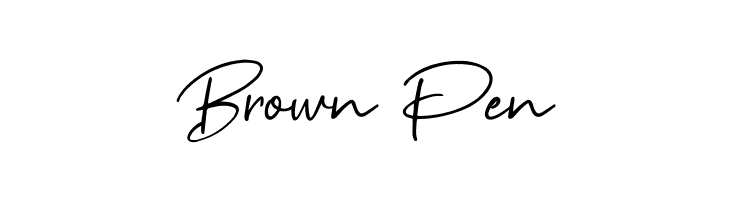 Brown Pen Caratteri