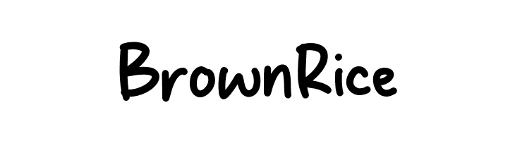 Brown Rice  नि: शुल्क फ़ॉन्ट्स डाउनलोड
