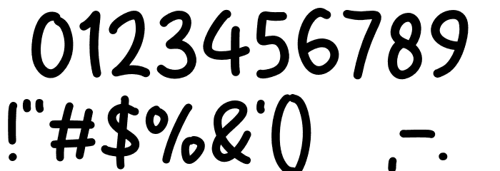 Brown Rice Font OTHER CHARS