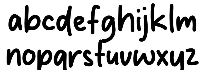 Brown Rice Font LOWERCASE