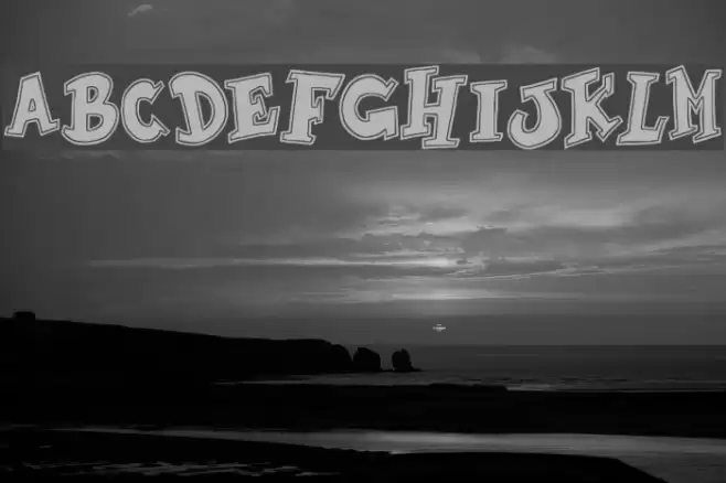 Brown Shoes Font examples