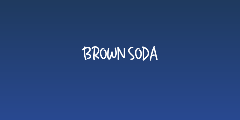 Brown Soda Social Header