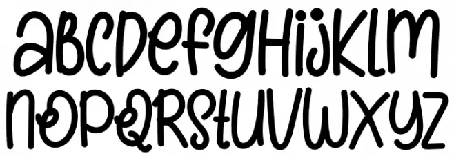 Brown Sugar Schriftart Kleinbuchstaben