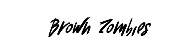 Brown Zombies  免费字体下载