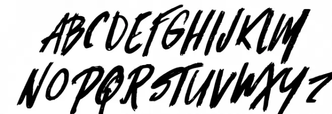 Brown Zombies Font Litere mari