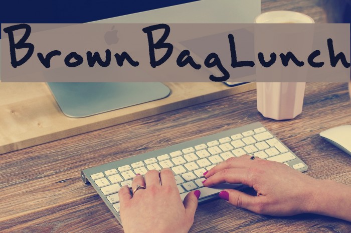 BrownBagLunch Font examples