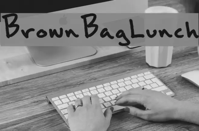 BrownBagLunch Font examples
