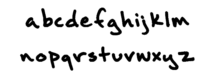 BrownBagLunch Font LOWERCASE