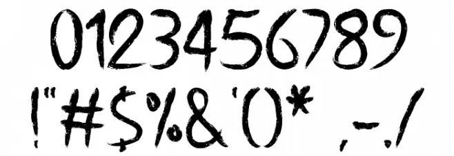 BrownCrow - Personal Use Only Font OTHER CHARS