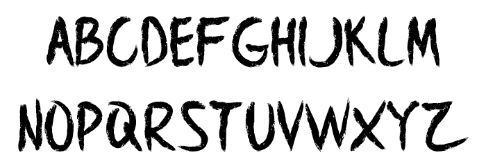 BrownCrow - Personal Use Only Font LOWERCASE