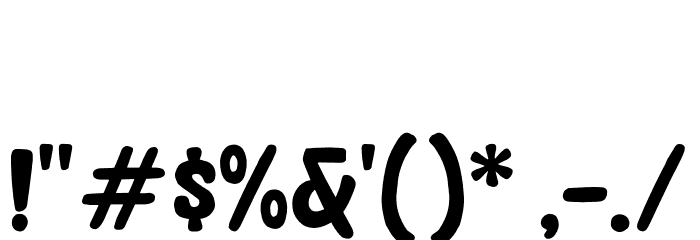 BrownHolmesDEMO Font OTHER CHARS