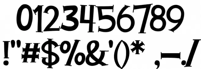 Browncat Schriftart Anderer Schreiben
