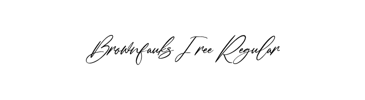 Brownfauks Free Regular  Free Fonts Download