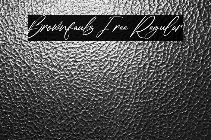 Brownfauks Free Regular Example 2