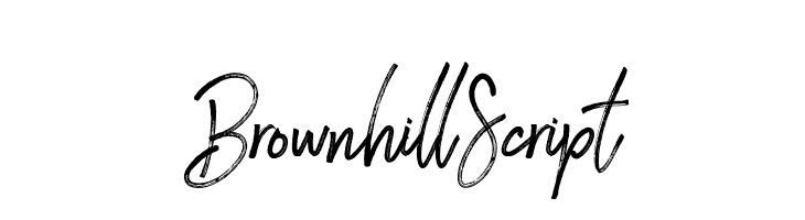 Brownhill Script  Скачать бесплатные шрифты