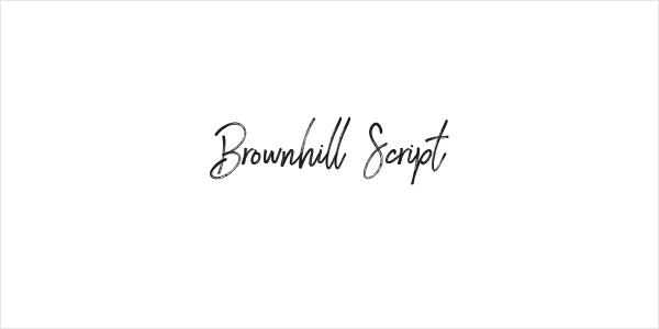 Brownhill Script Logo