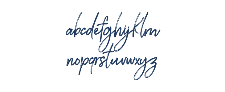 Brownhill Script Lowercase