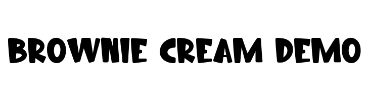 Brownie Cream Demo  Descarca Fonturi Gratis