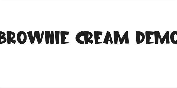 Brownie Cream Demo Logo