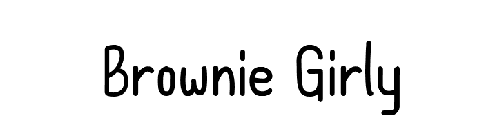 Brownie Girly फ़ॉन्ट