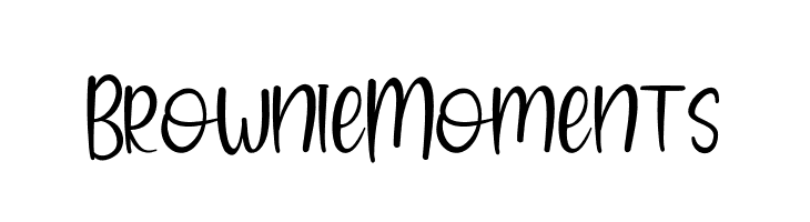 Brownie Moments  Free Fonts Download