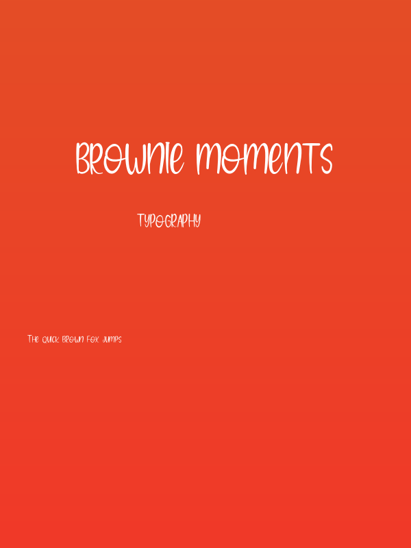 Brownie Moments Poster