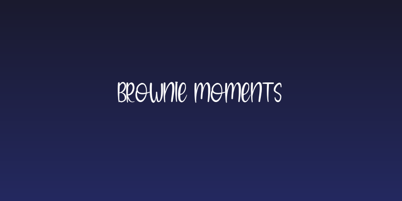 Brownie Moments Social Header