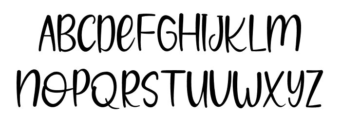 Brownie Moments Font LOWERCASE